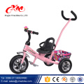 three wheel ride on power kids trike with handle/Manufacturer big wheel kids trike with pedal /new baby tricycle for 3 year old